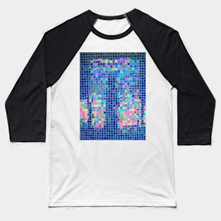 Pool Tile Selfie Baseball T-Shirt